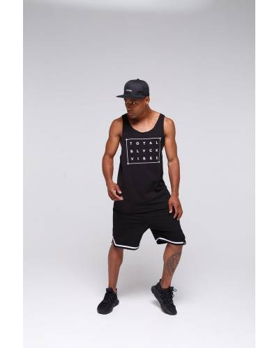 Майка мужская Total blvck vibes черная