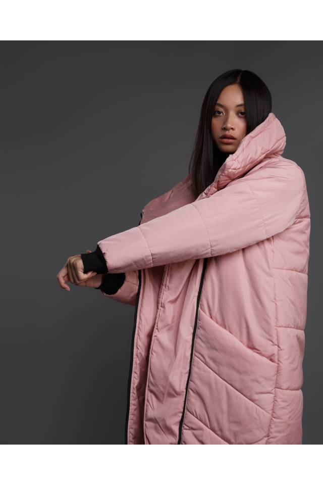 Womens pink 2025 down coat