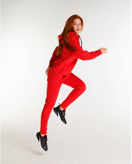 Pants women's fleece red