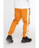 Штани чоловічі джогеры з лампасми жовті