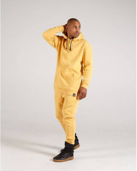 Штаны мужские на флисе желтые