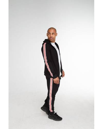 Штаны мужские с лампасами черные