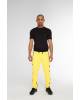 Штани чоловічі спортивні з рядком і лампасами жовті