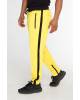 Штани чоловічі спортивні з рядком і лампасами жовті