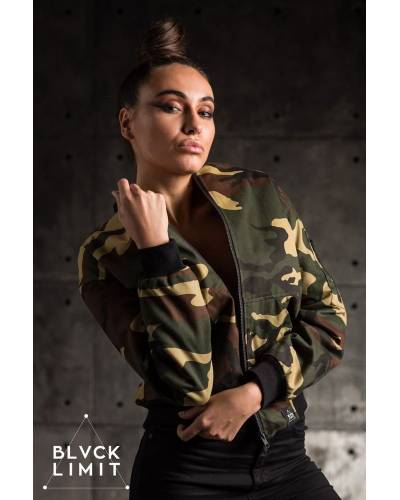 Women's Bomber Street Camouflage