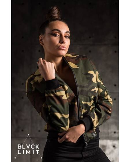 Бомбер жіночий Street камуфляж