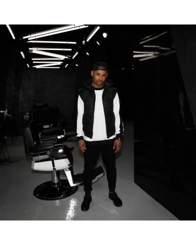 Жилет мужской принт Х handmade черный