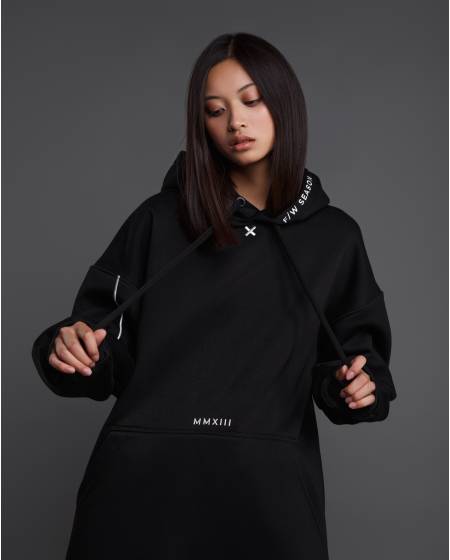 SYMBIOSIS Women's hoody warm black