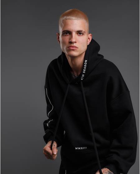 SYMBIOSIS men's hoody warm black