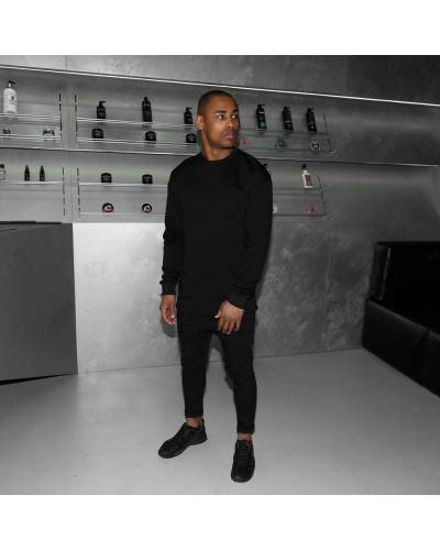 Лонгслив чоловічий Oversize чорний