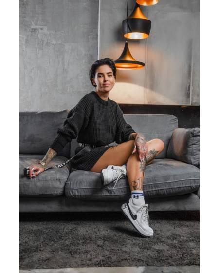 Плаття в'язане чорне