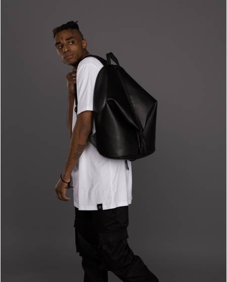 Eco leather backpack