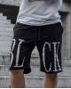 Шорты мужские принт Blvck черные