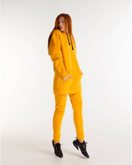 Women's fleece yellow pants