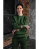 Світшоти жіночий OVERSIZE на флісі зелений