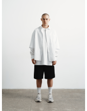 Рубашка Double sleeve белая мужская