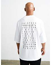 Футболка CODE: THIRTEEN white из плоного хлопка