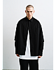 Рубашка Double sleeve черная мужская