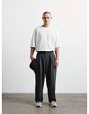 Брюки широкие Tailored graphite мужские