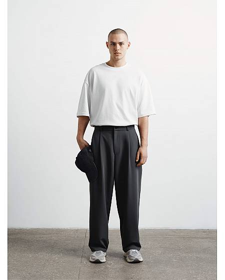 Брюки широкие Tailored graphite мужские