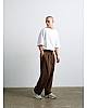 Брюки широкие Tailored rustic brown мужские