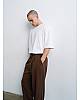 Брюки широкие Tailored rustic brown мужские