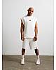Set shorts + vest 13 STUDIO OFF WHITE