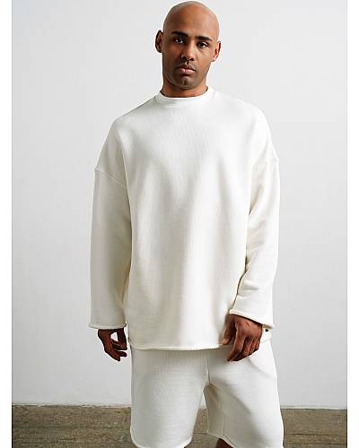 Relaxed longsleeve 13 STUDIO OFF WHITE