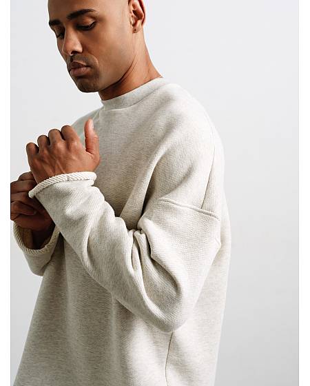 Relaxed longsleeve 13 STUDIO TAPIOCA MELANGE