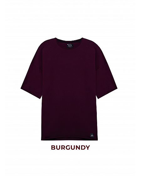 Футболка color basic BURGUNDY