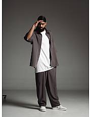 Брюки широкие со стрелкой Soft Graphite мужские