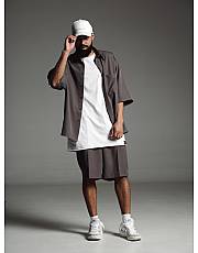 Брючные шорты со стрелкой Soft Graphite мужские