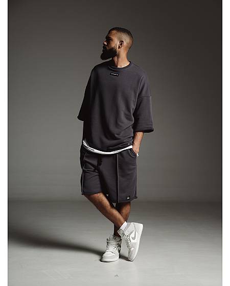 DIFFERENT ONE Storm shorts with arrows for men