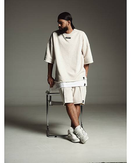 Summer set DIFFERENT ONE Melange Sand men's