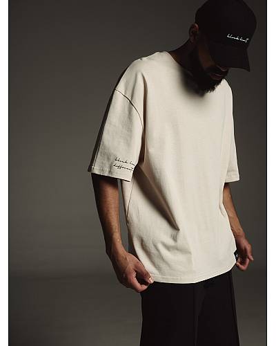 Cotton t-shirt Beige