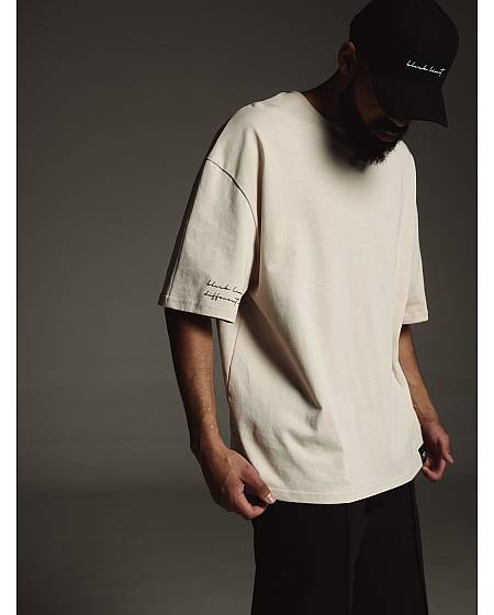 Cotton t-shirt Beige