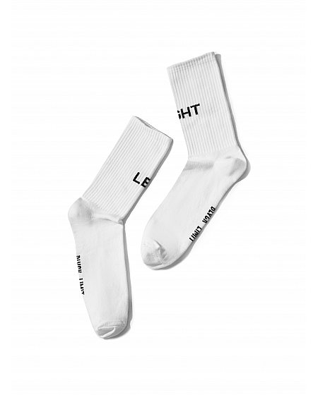 White socks LEFT RIGHT