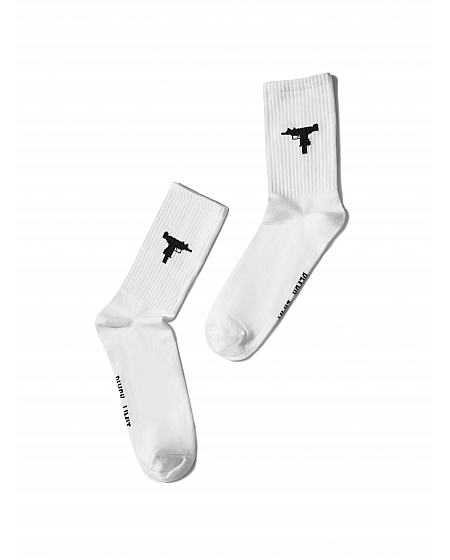 Шкарпетки білі Uzi