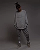 Штаны мужские OVERSIZE с вышивкой est. MMXIII серые