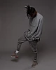 Штаны мужские OVERSIZE с вышивкой est. MMXIII серые