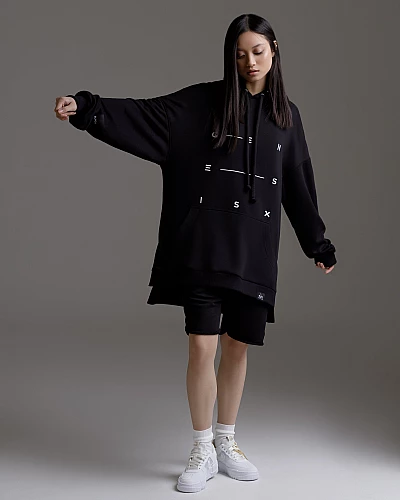 Шорты унисекс oversize GENESIS black