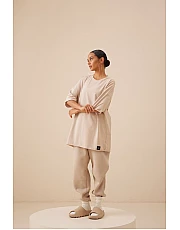 Футболка женская Color basic Tapioca 2