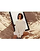 Свитер женский OVERSIZE - белый