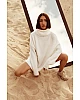 Свитер женский OVERSIZE - белый
