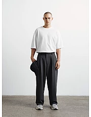 Брюки широкие Tailored graphite мужские