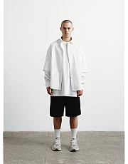Рубашка Double sleeve белая мужская